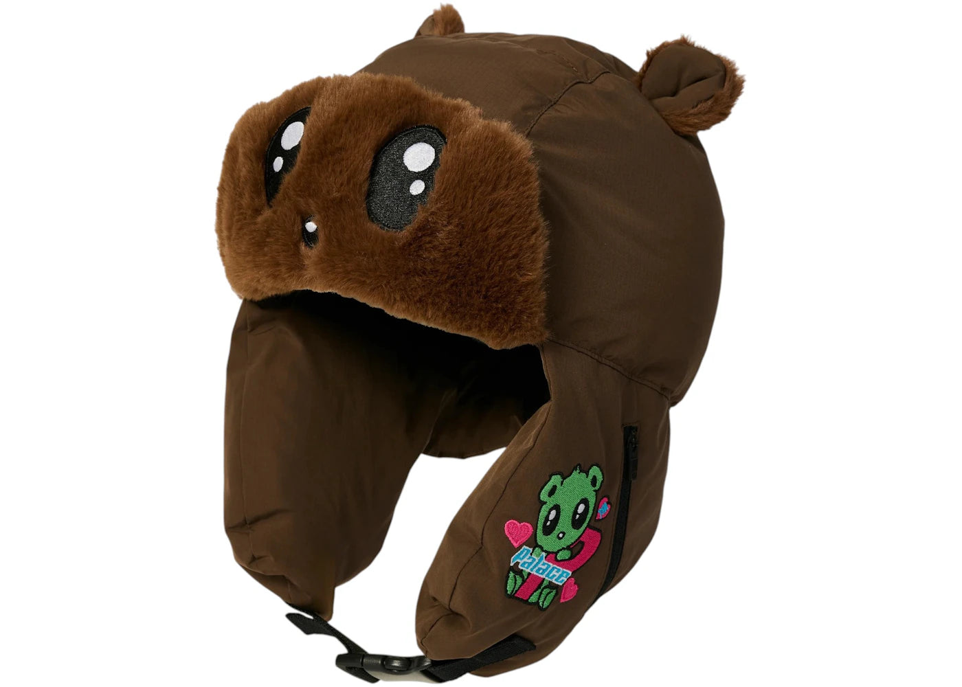 Palace Kawaii Puffa Trooper Hat Brown