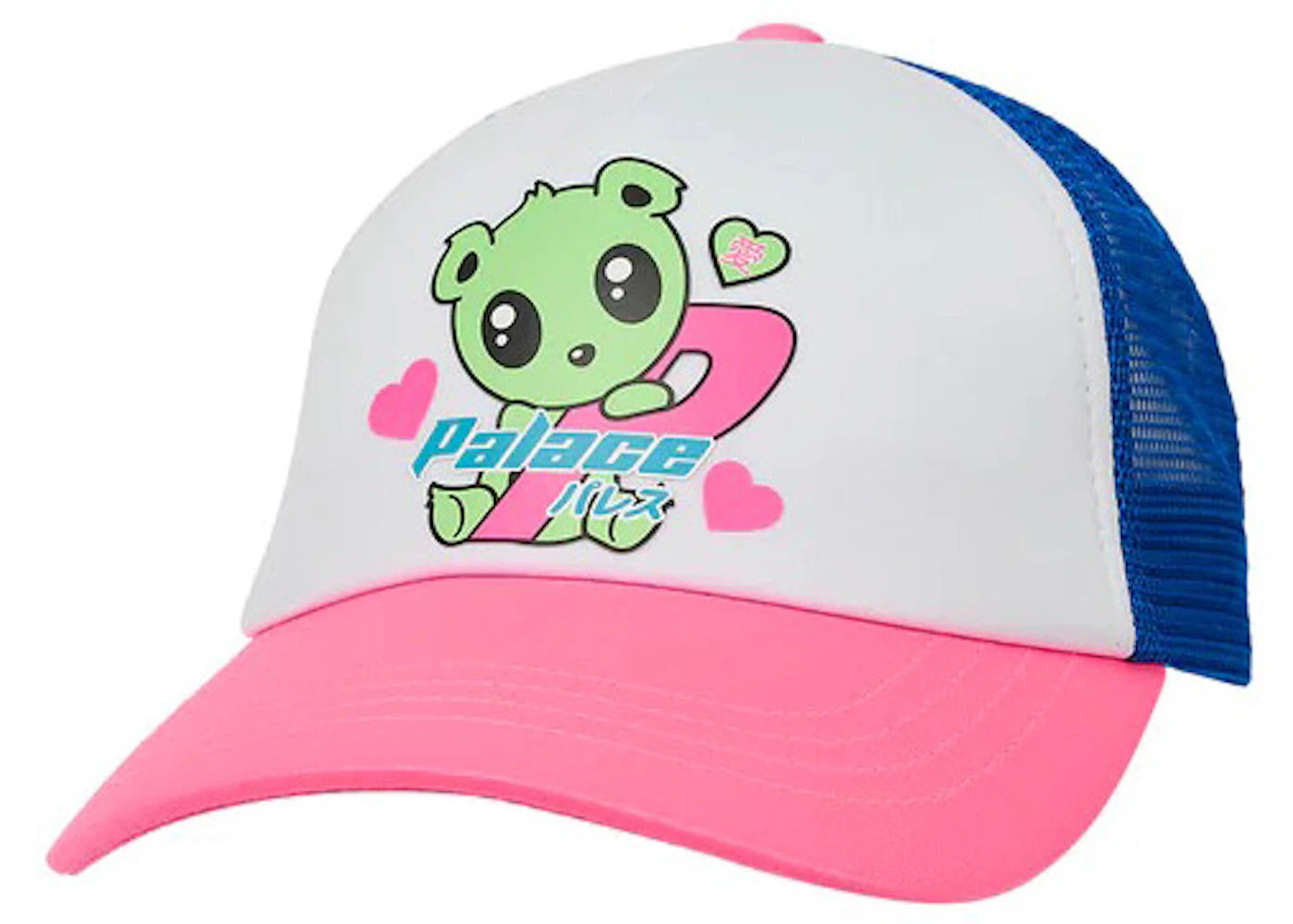 Palace Kawaii Trucker White/Pink