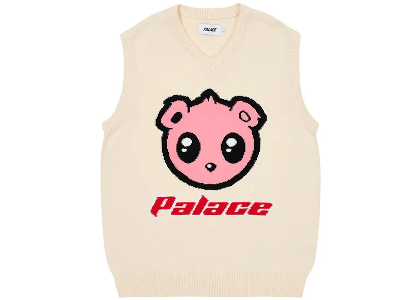 Palace Kawaii Vest Knit Soft White