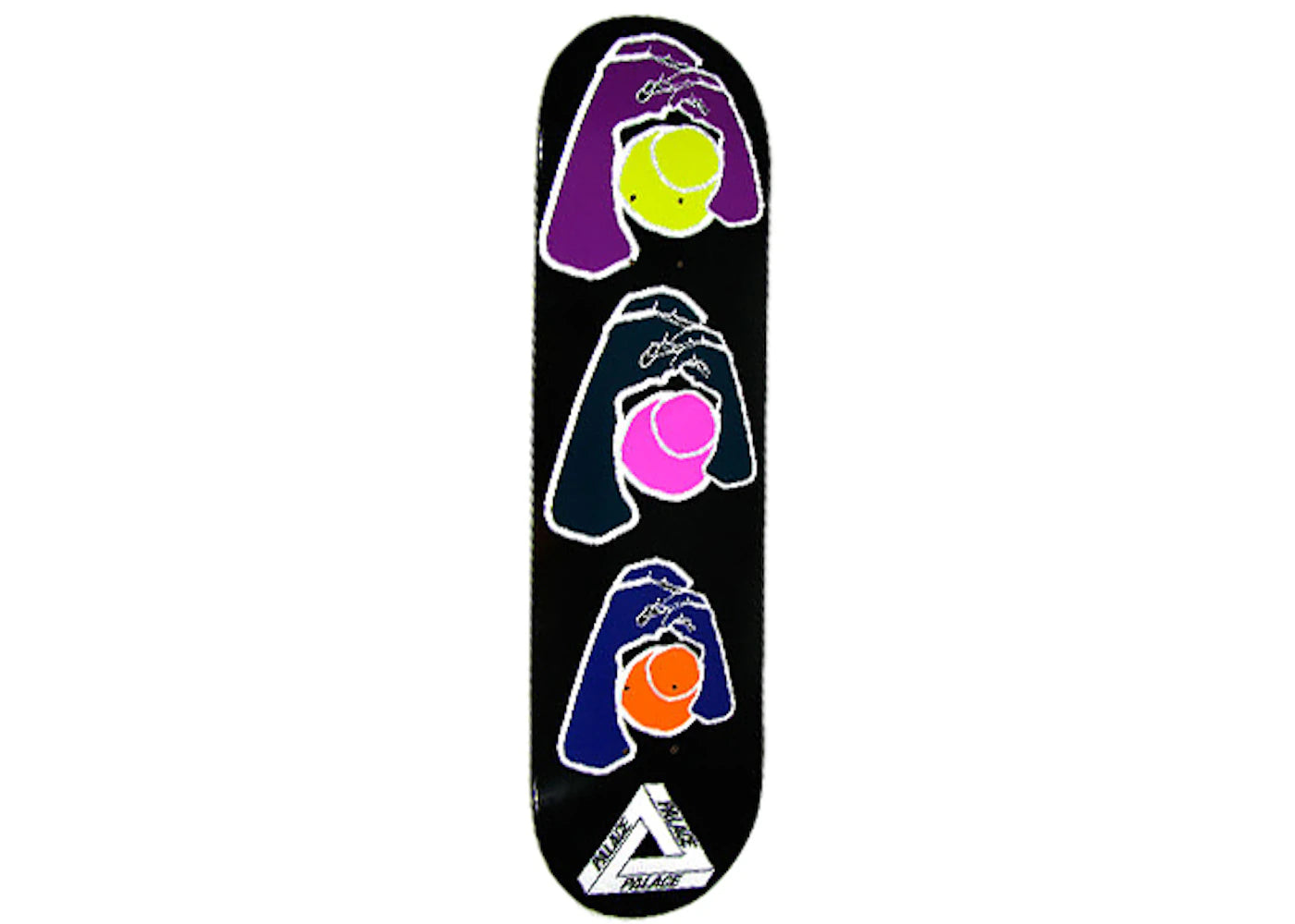 Palace Knight Skateboard Deck Black