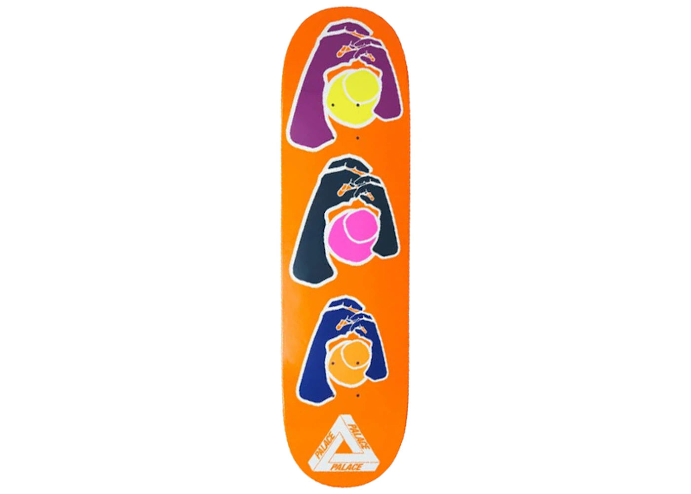 Palace Knight Skateboard Deck Orange