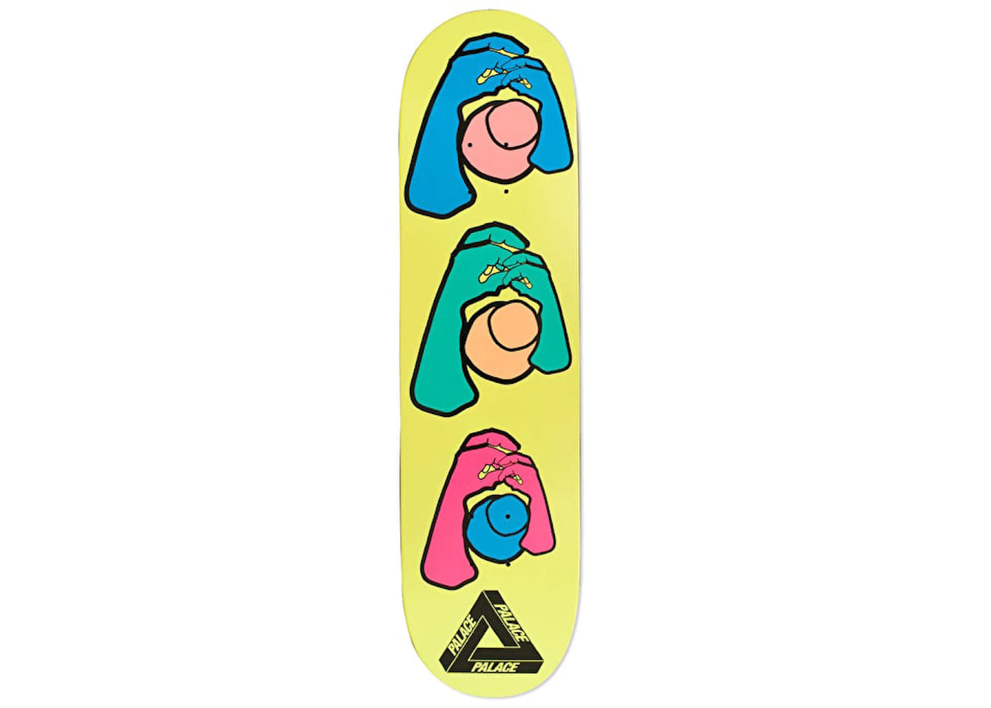 Palace Knight Skateboard Deck Yellow