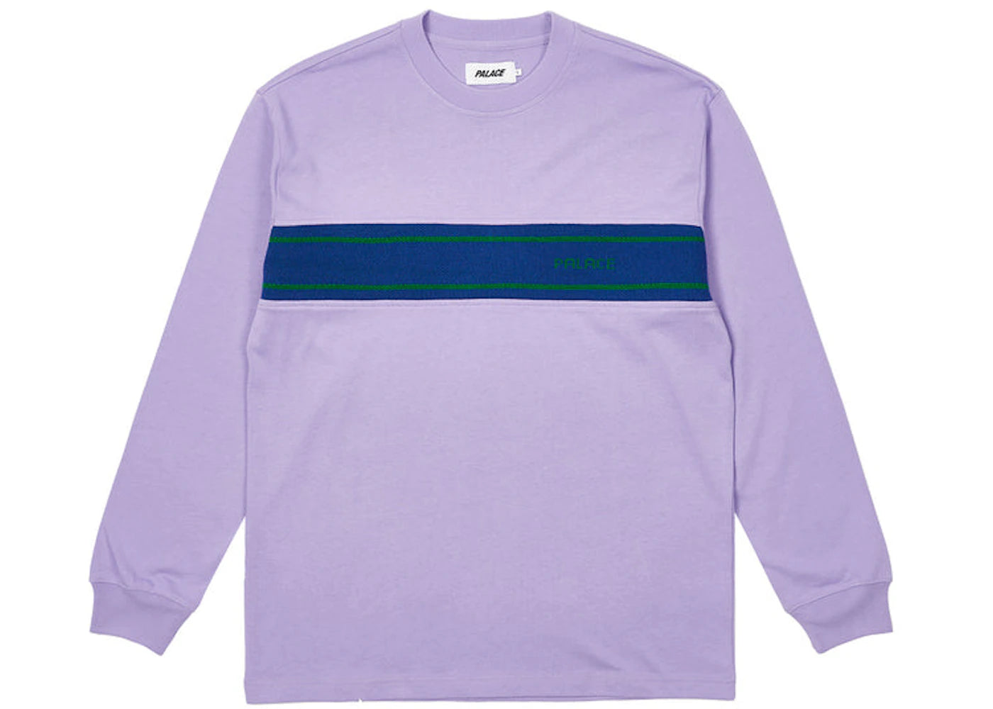 Palace Knit Block L/S Tee Violet