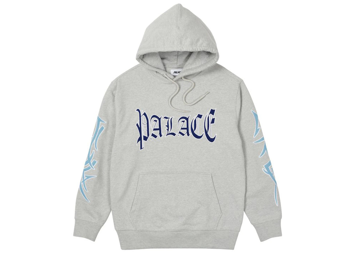 Palace Labyrinth Hood Grey Marl