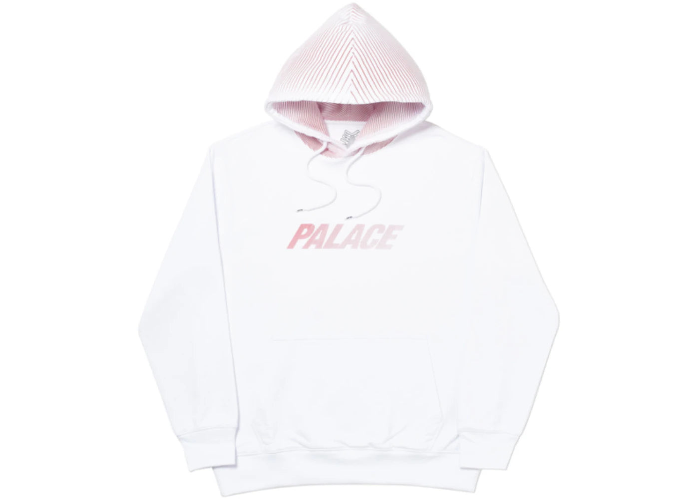 Palace Laser Lines Hood White