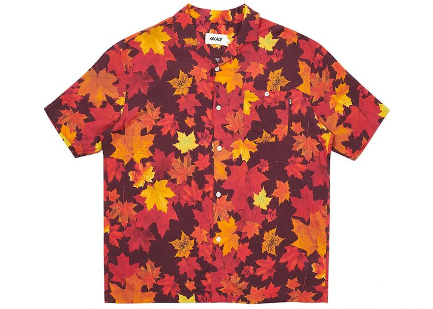 Palace Leaf Man Alone Shirt Brown