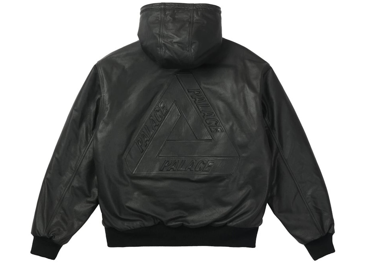 Palace Leather Bossy Jacket Black