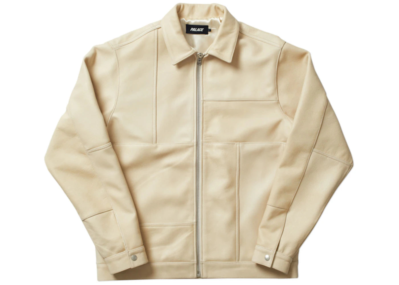 Palace Leather Panel Jacket Cream