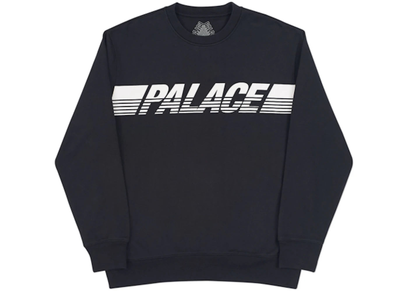 Palace Line Crew Black/White