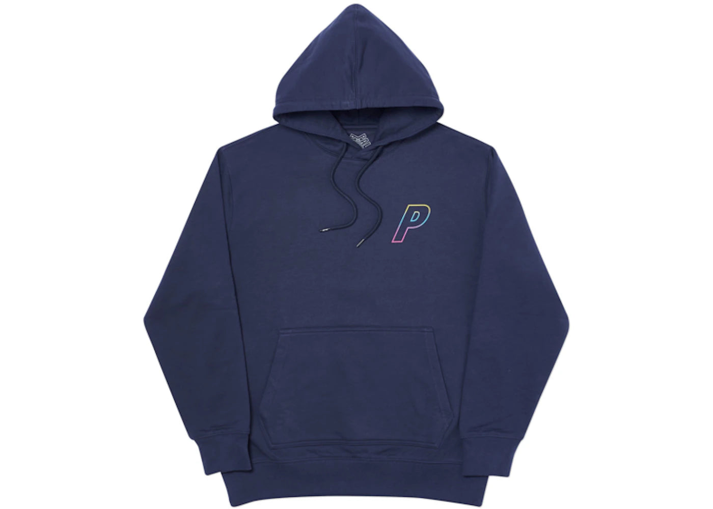 Palace Linear Triple Fade Hood Navy