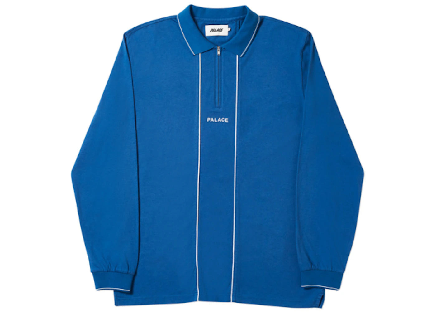 Palace Liner Longsleeve Polo Blue