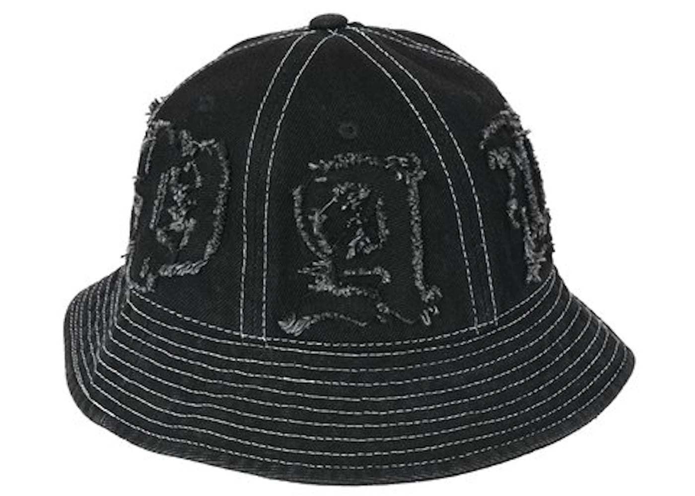 Palace Lique Denim Bucket Hat Black