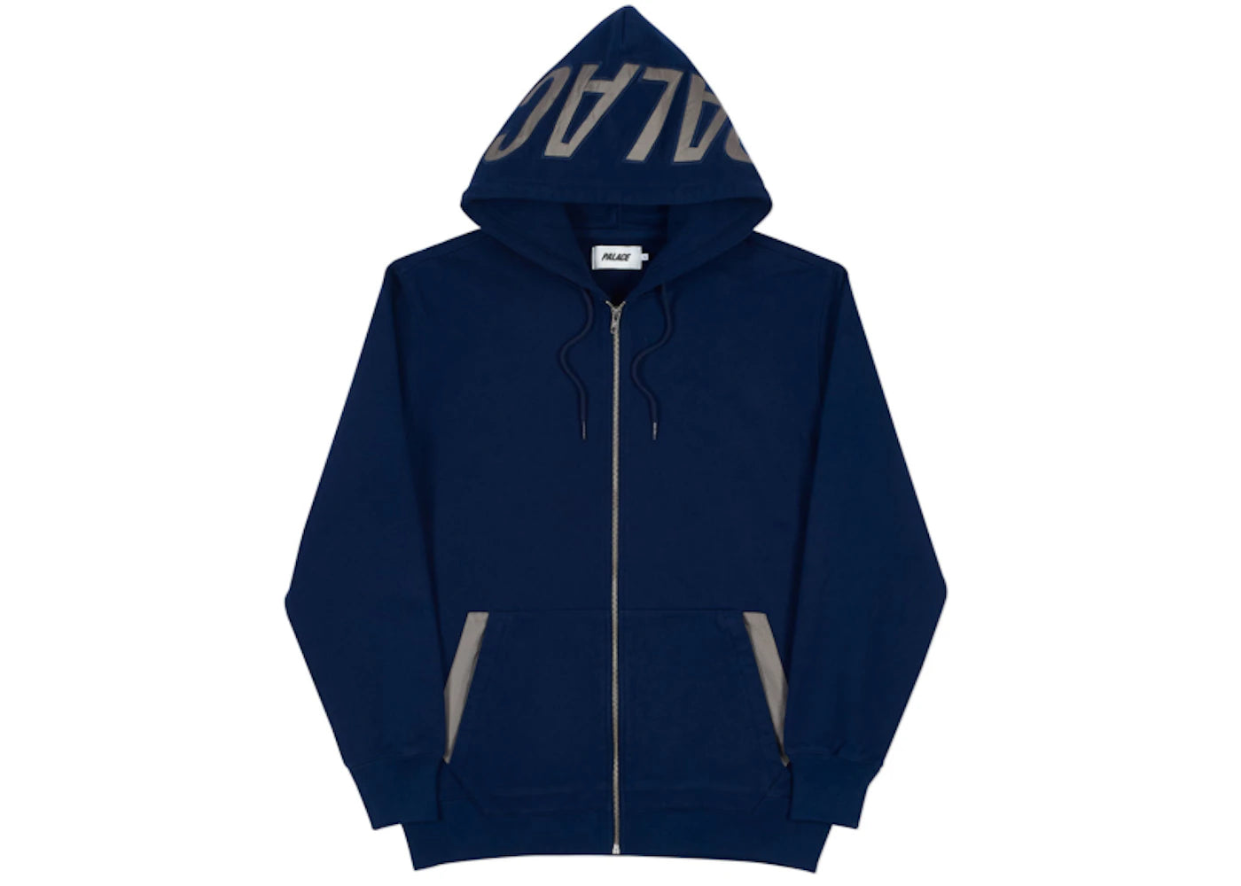 Palace Lique Hood Navy/Grey