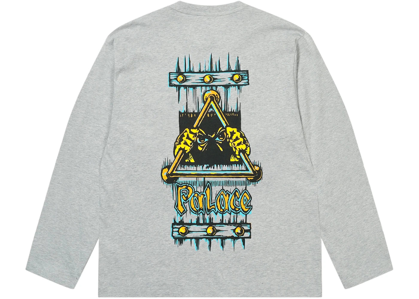 Palace Lock In Longsleeve Grey Marl