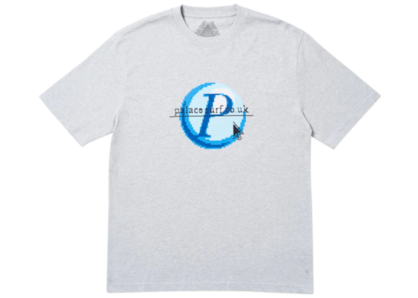 Palace Log On T-Shirt Grey Marl
