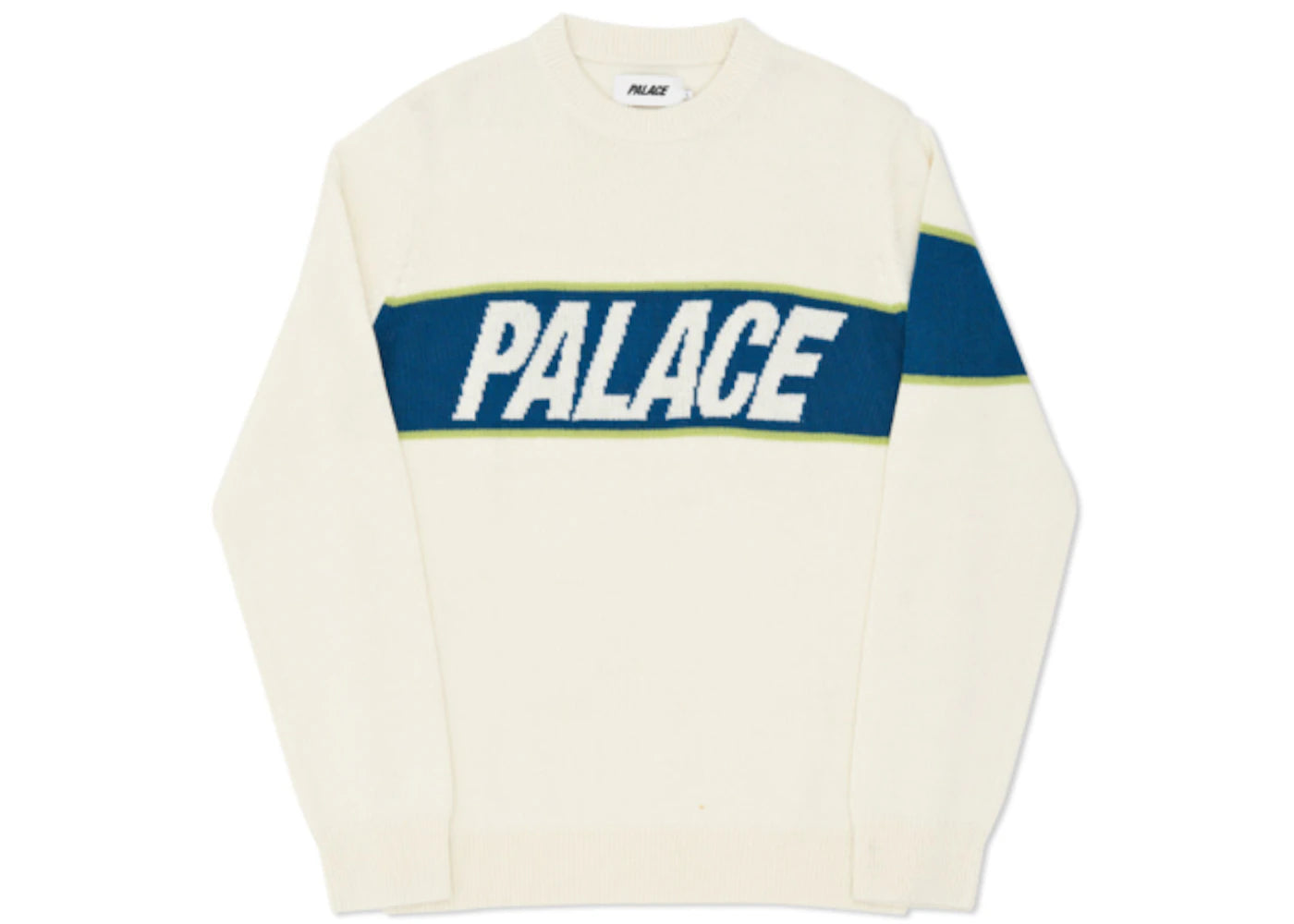 Palace Logo Knit White