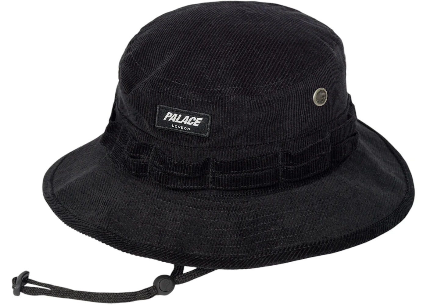 Palace London Cord Boonie Black
