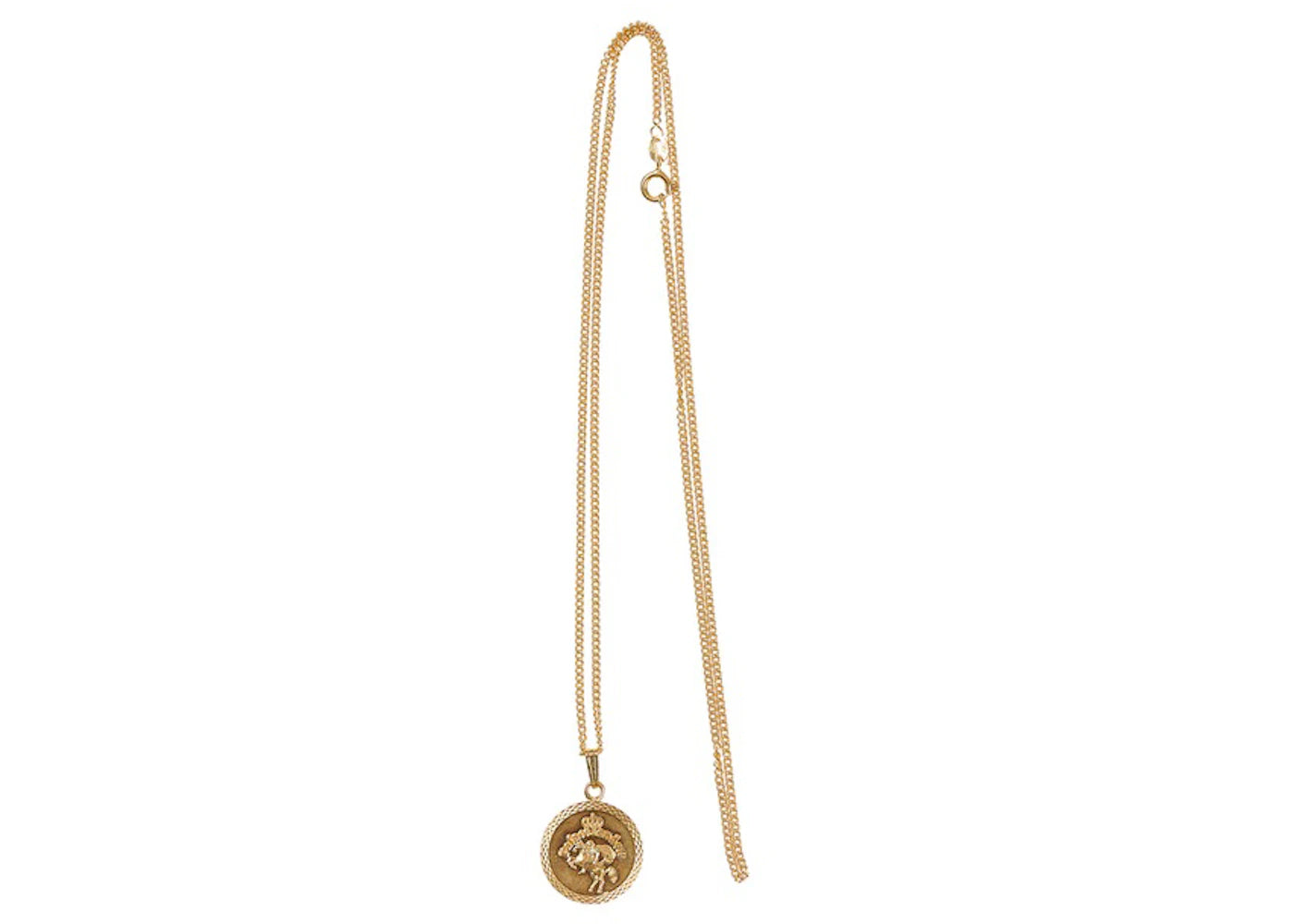 Palace London Crest Necklace Gold