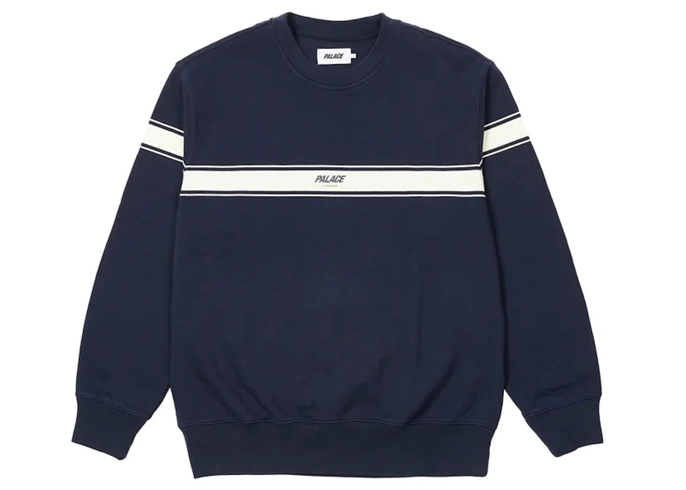 Palace London Tri Band Crew Navy