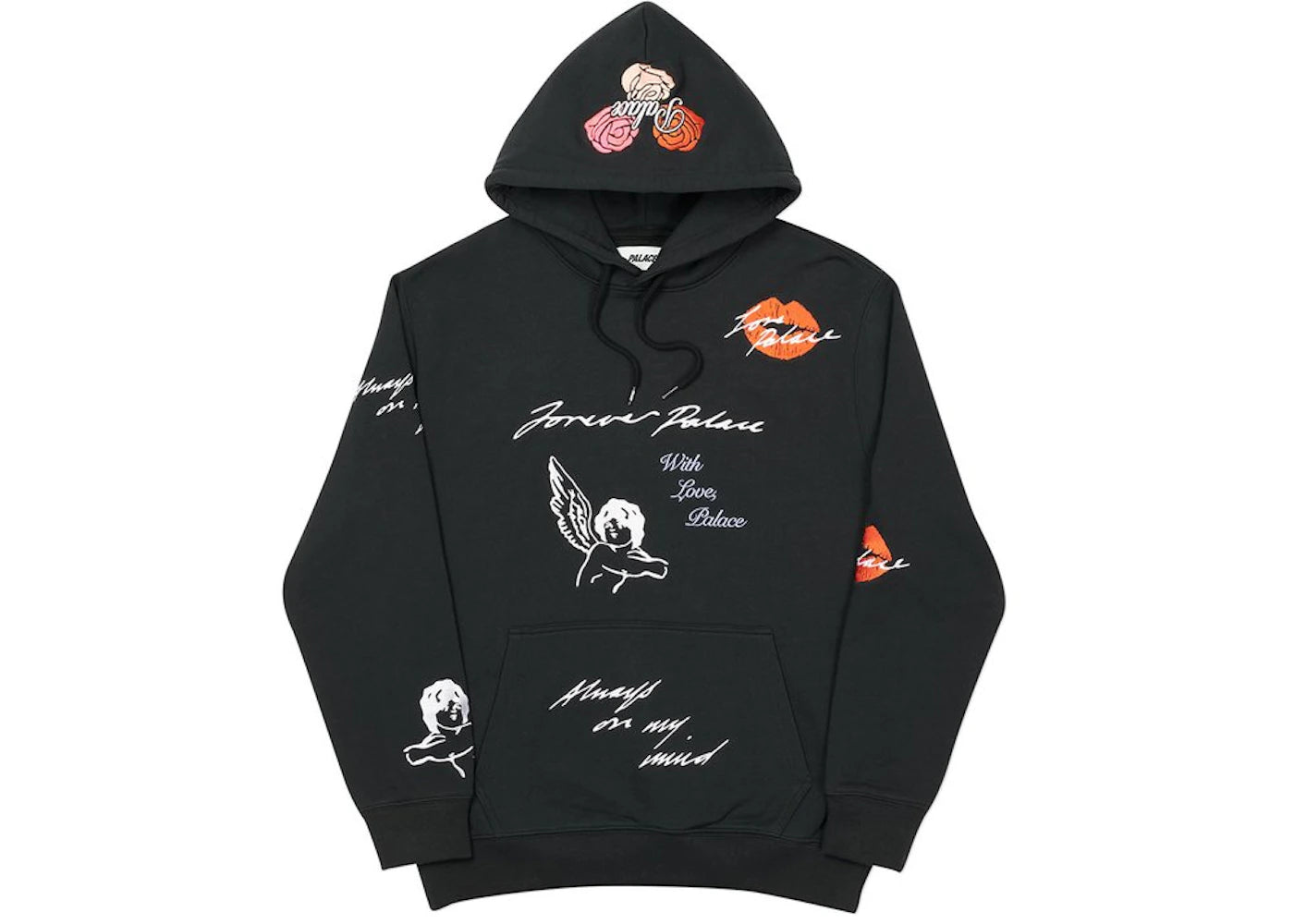 Palace Love Letter Hood Black