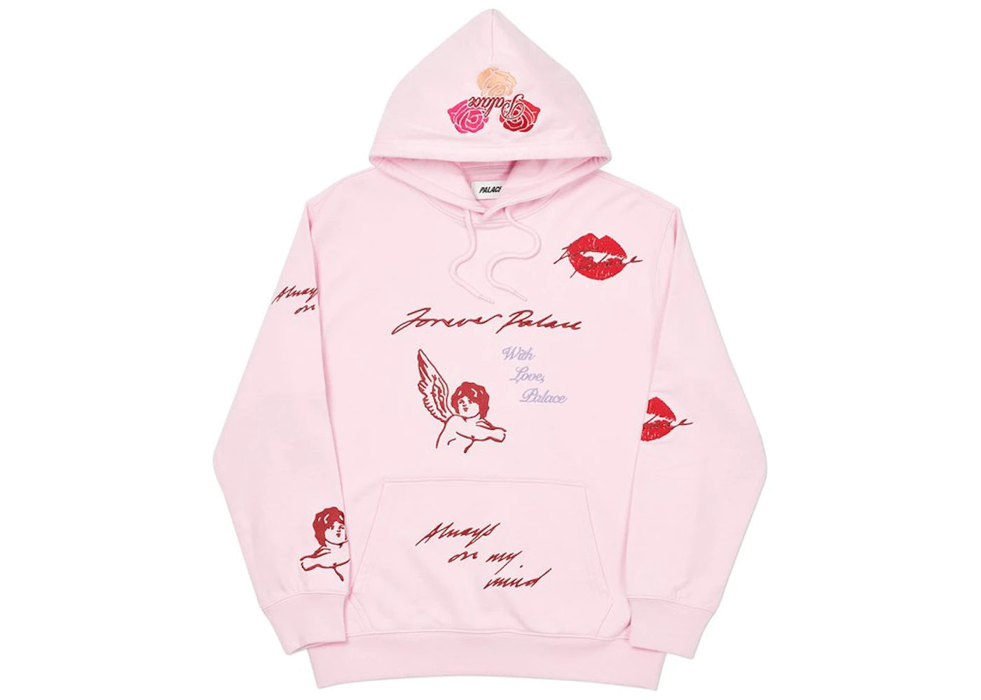 Palace Love Letter Hood Pink