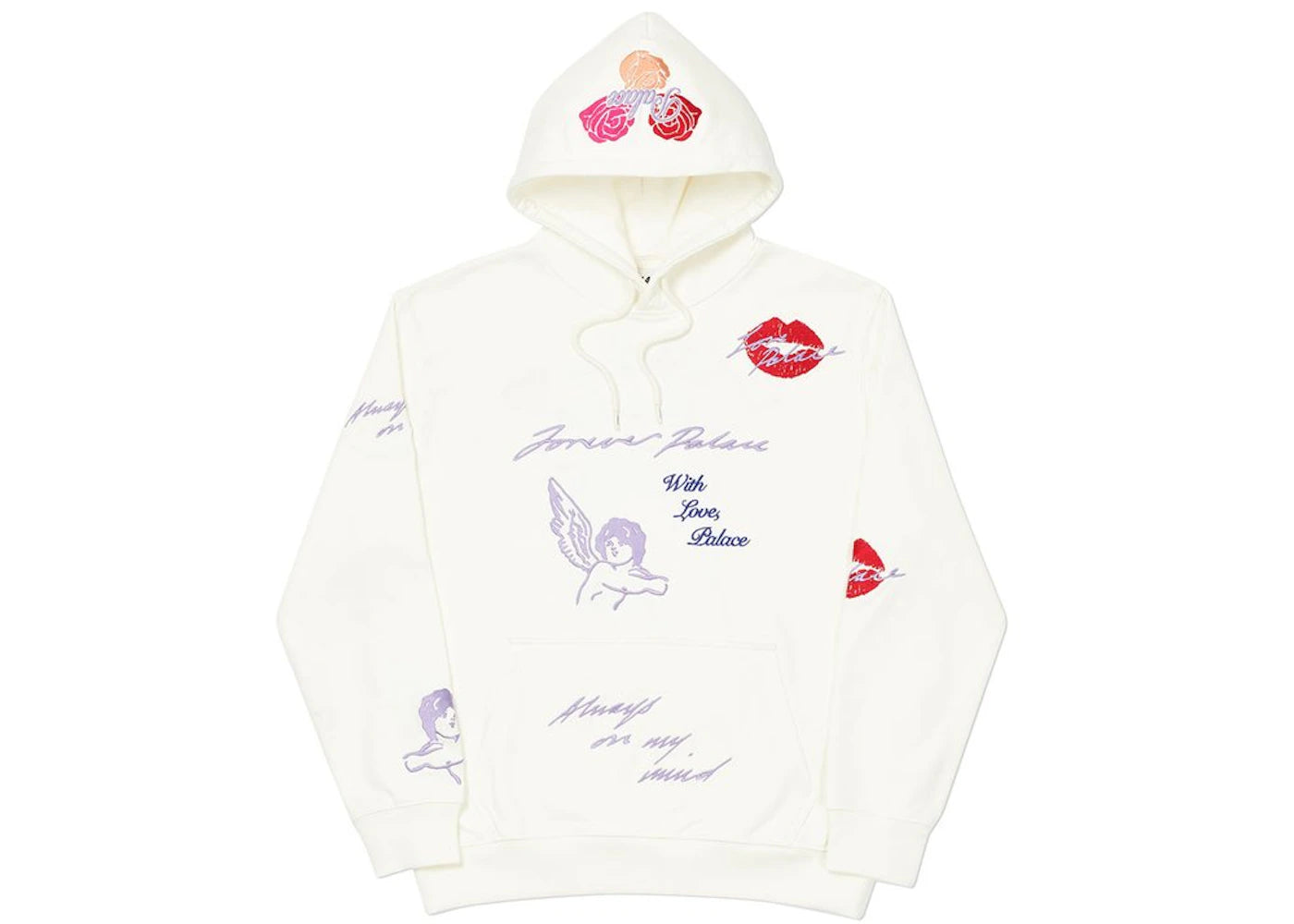 Palace Love Letter Hood White