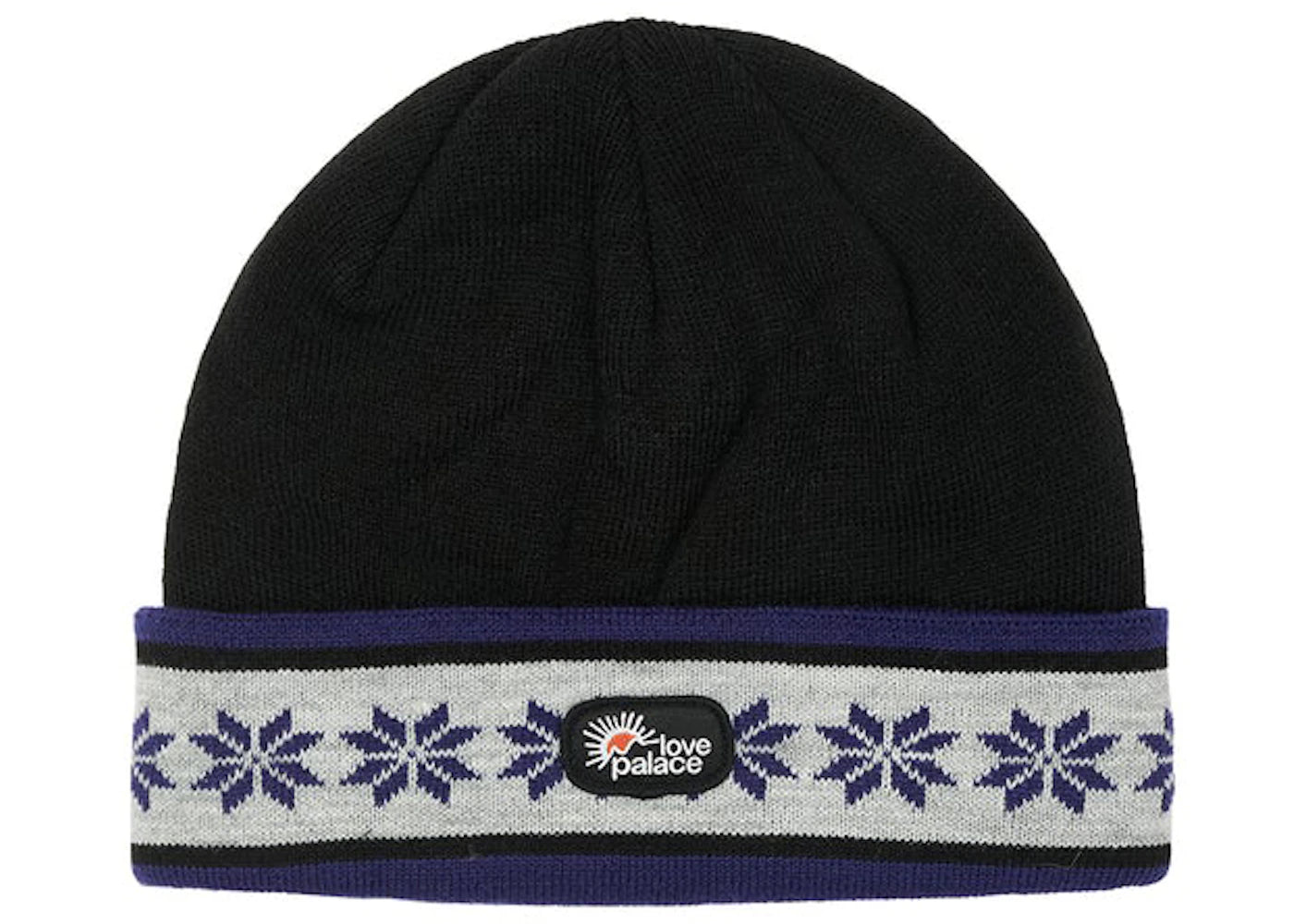 Palace Love Palace Snowflake Beanie Black