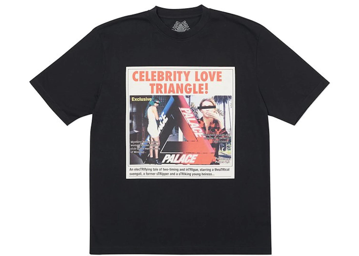 Palace Love Triangle T-shirt Black