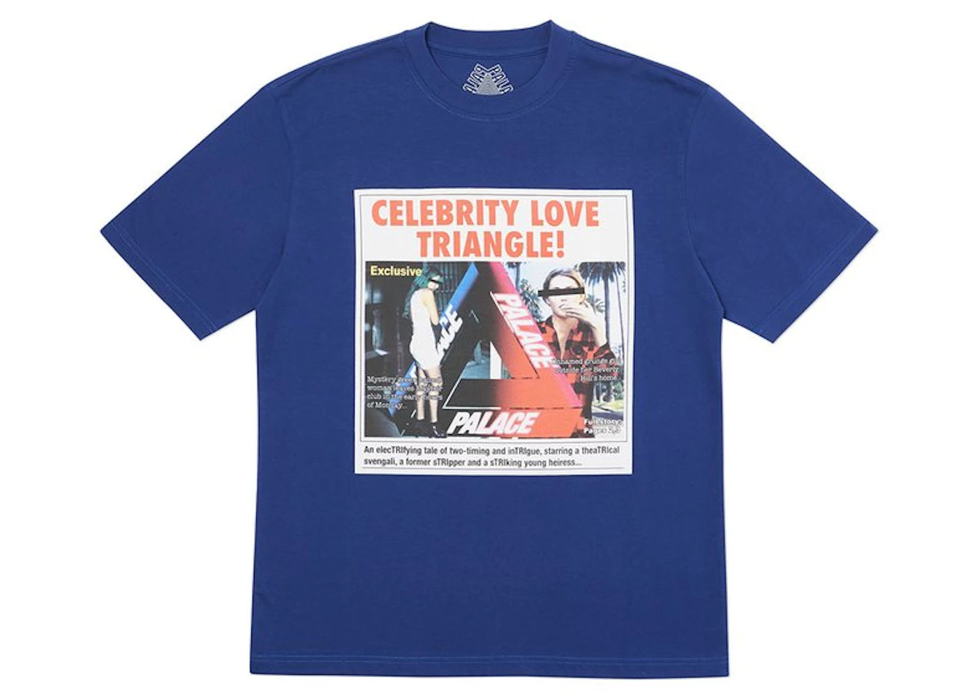 Palace Love Triangle T-shirt Blue