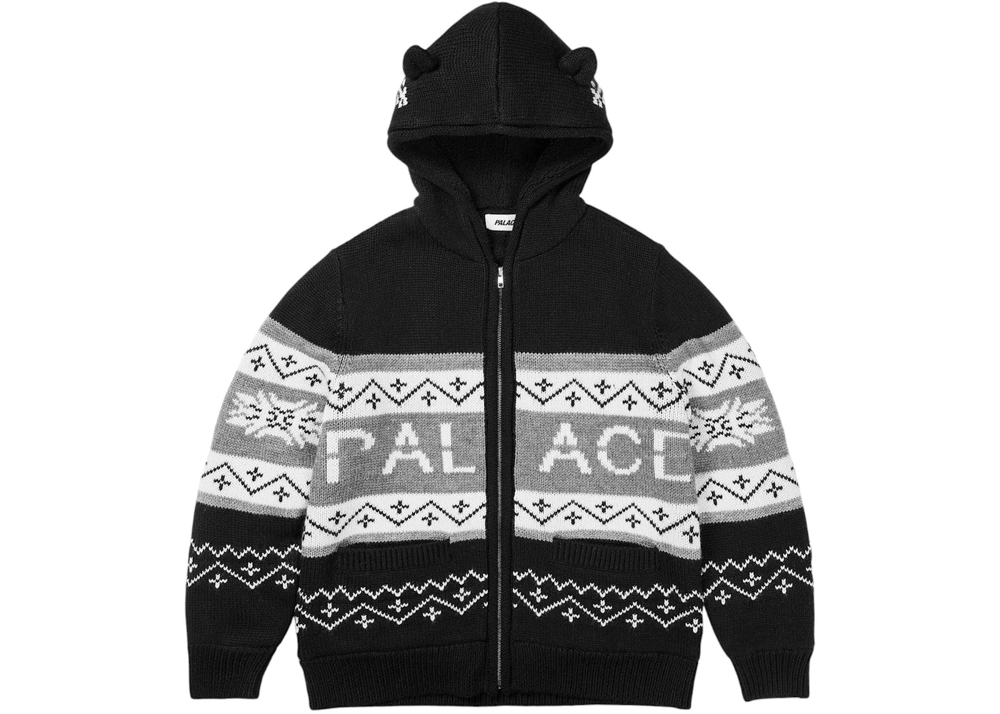 Palace Loves Me Hooded Knit Black
