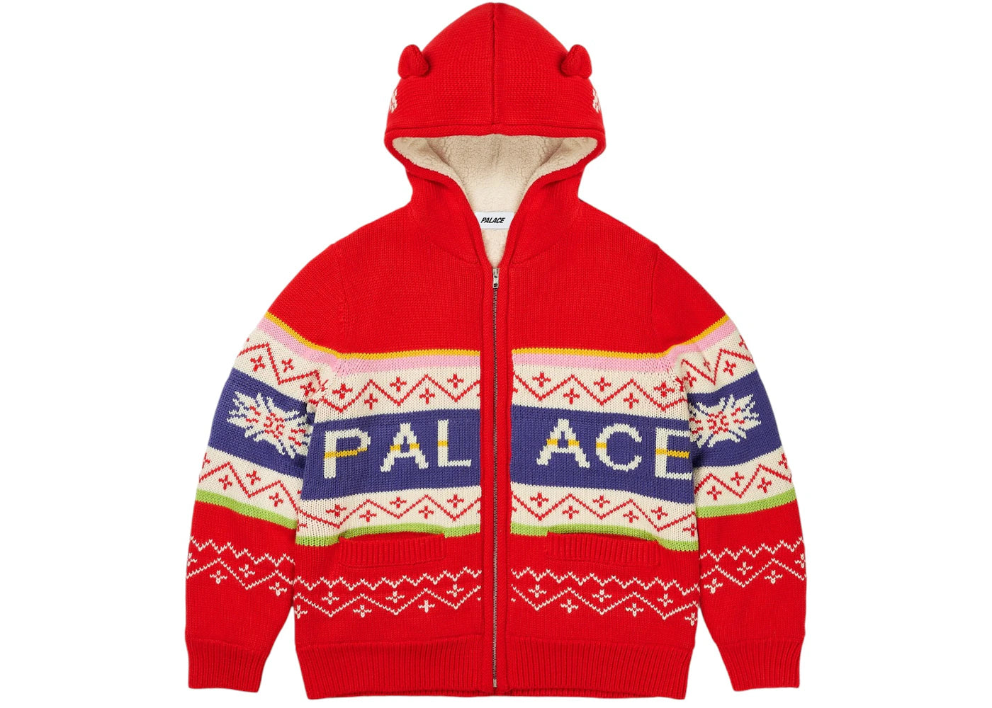 Palace Loves Me Hooded Knit Red