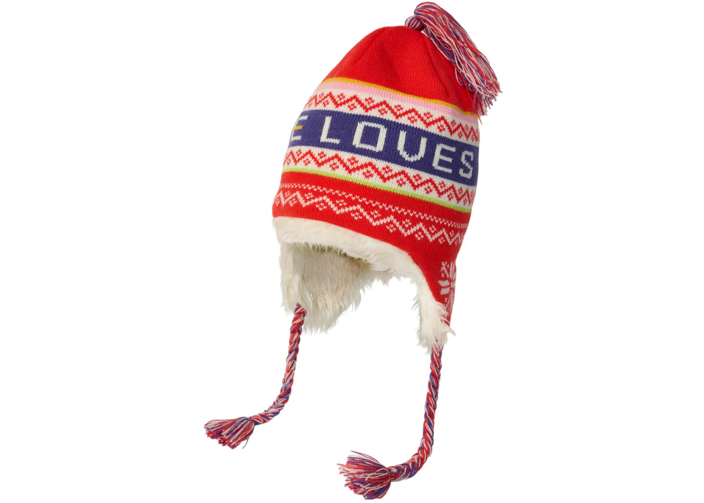 Palace Loves Me Peruvian Beanie Red