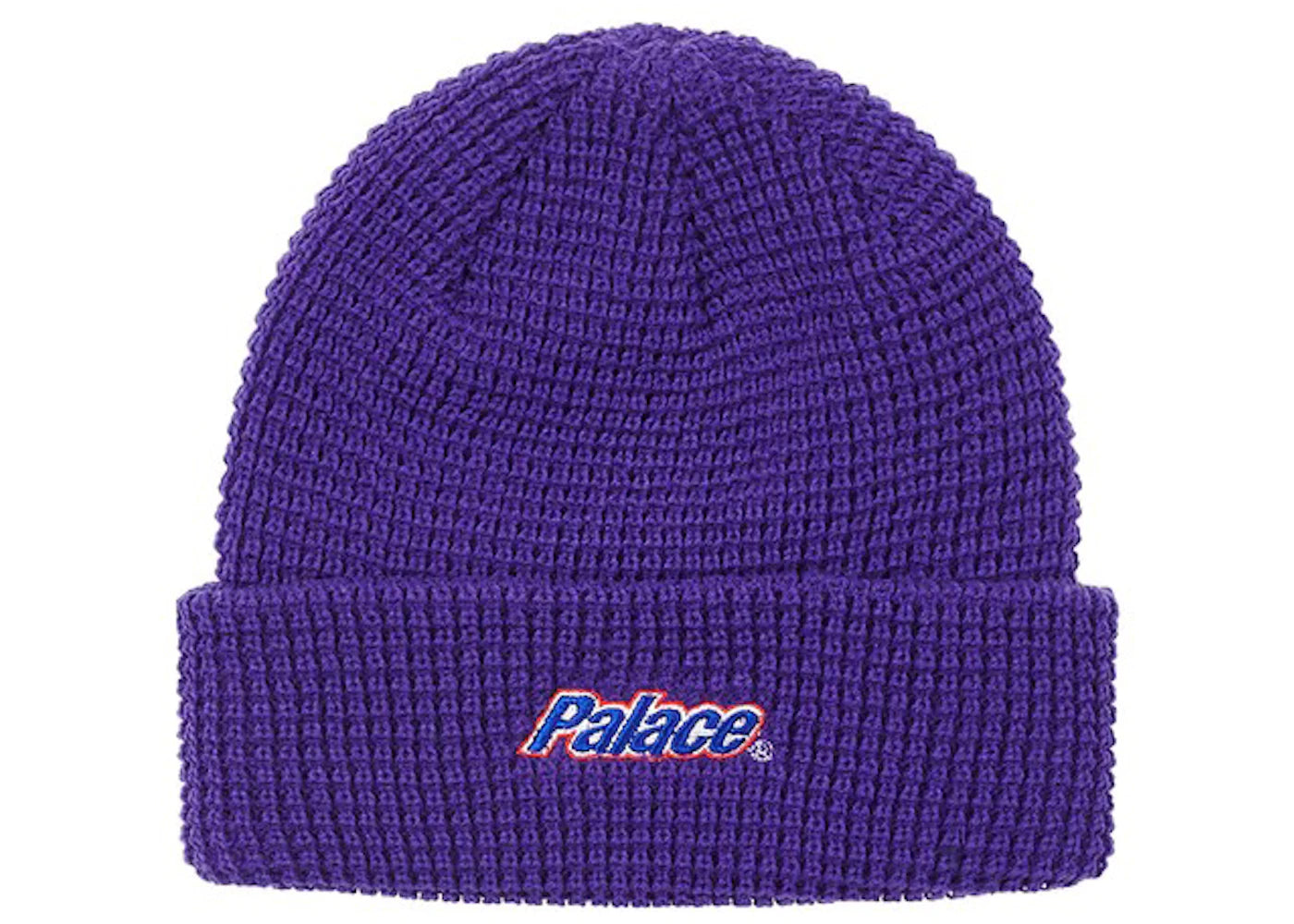 Palace Lowercase Font Beanie Purple