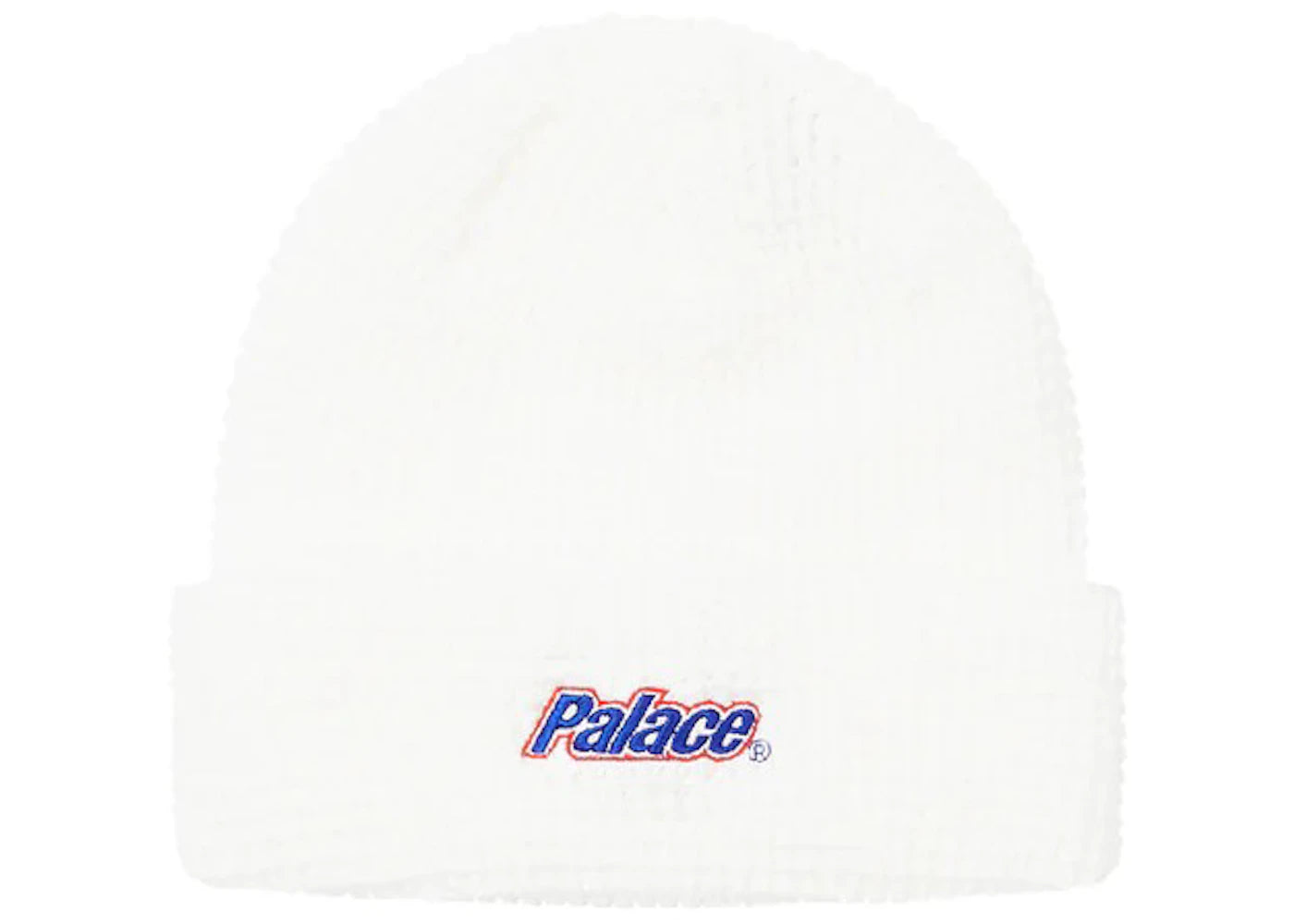 Palace Lowercase Font Beanie White