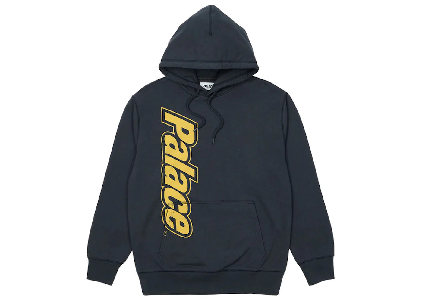 Palace Lowercase Font Hood Navy