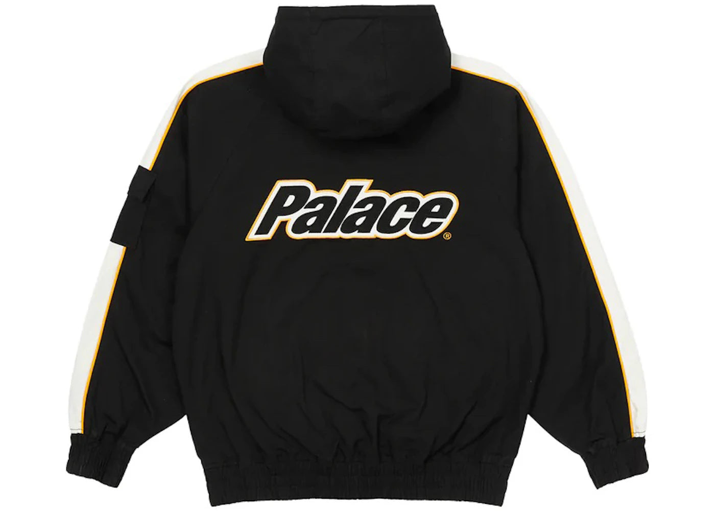 Palace Lowercase Hooded Cotton Jacket Black/White