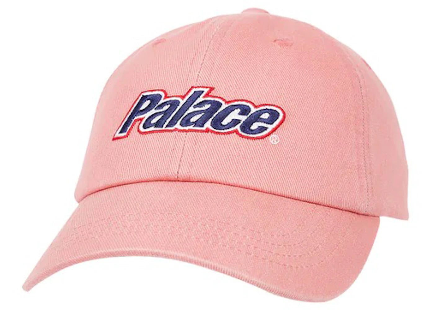 Palace Lowercase Washed Denim 6-Panel Pink