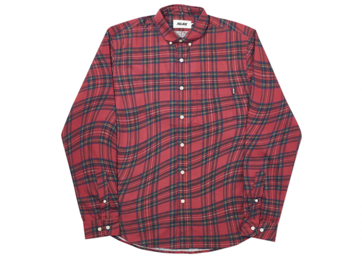 Palace Lumber Waved Shirt Red