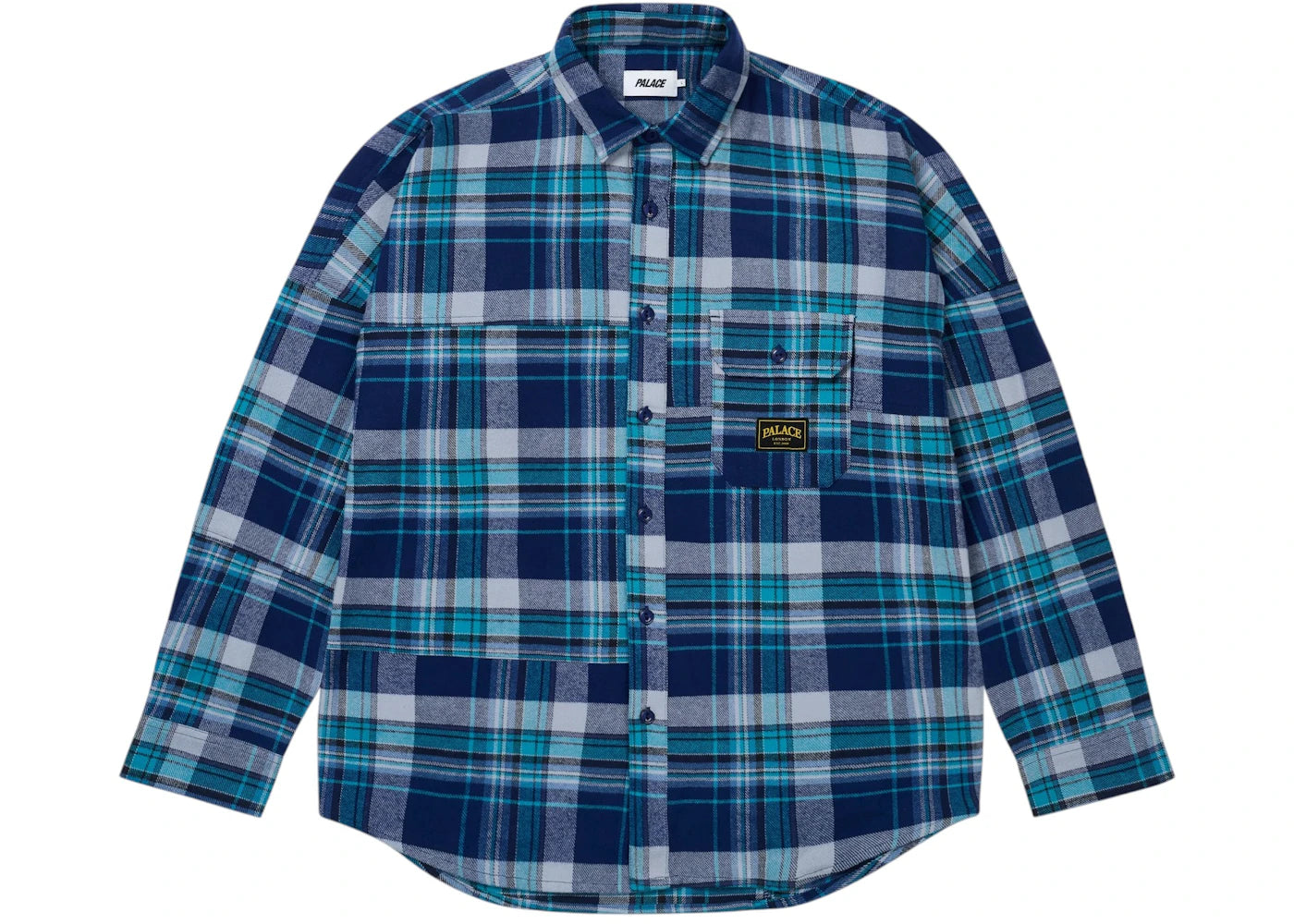 Palace Lumber Yak Patch Overshirt Blue