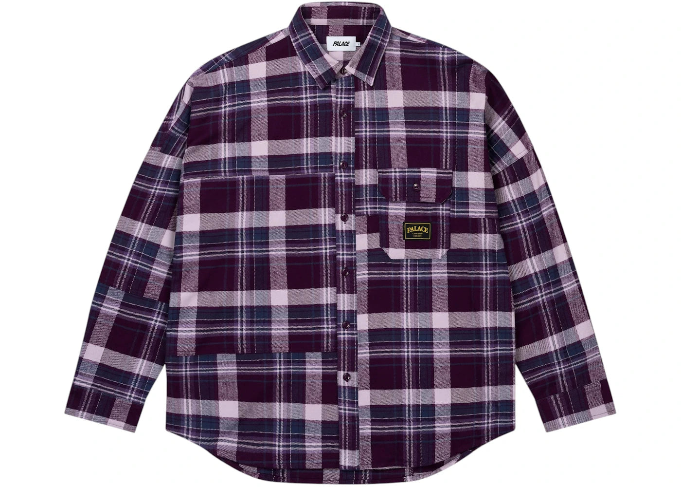 Palace Lumber Yak Patch Overshirt Purple