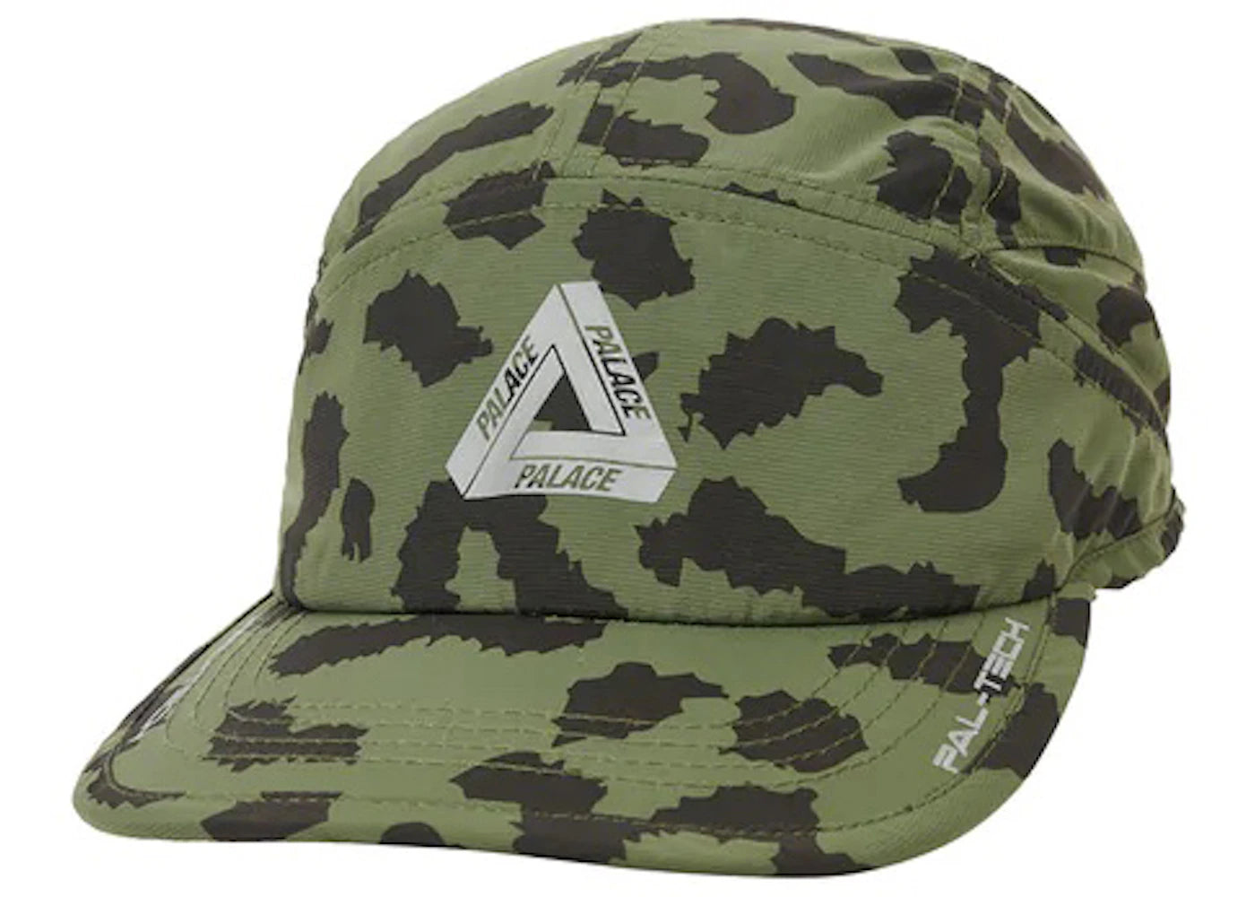 Palace M-Tech Shell Running Hat Olive Cheetah