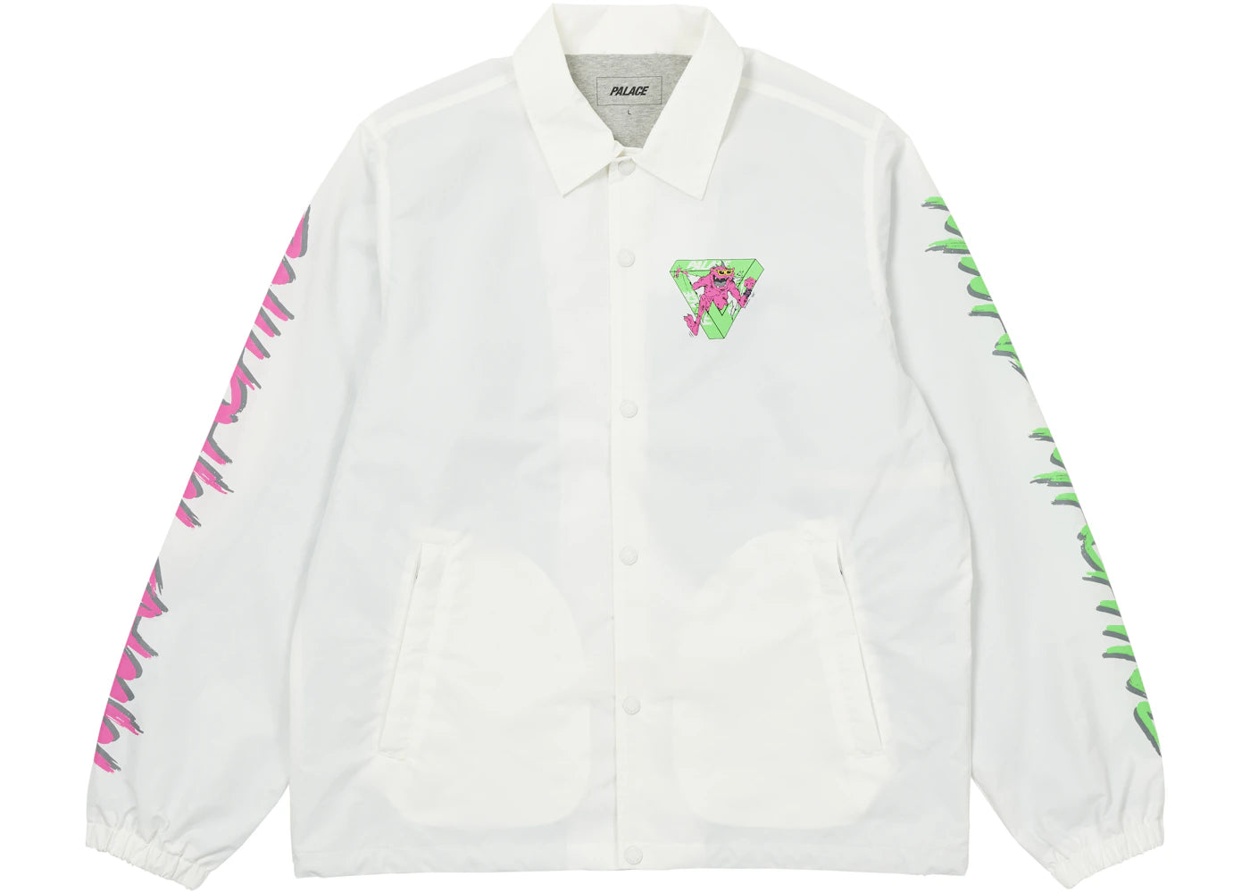 Palace M-Zone Mutant Ripper Coach Jacket White