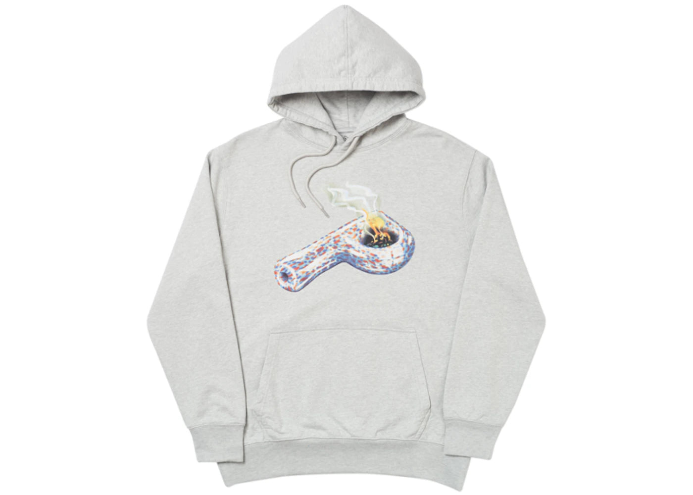 Palace Machine Hood Grey Marl