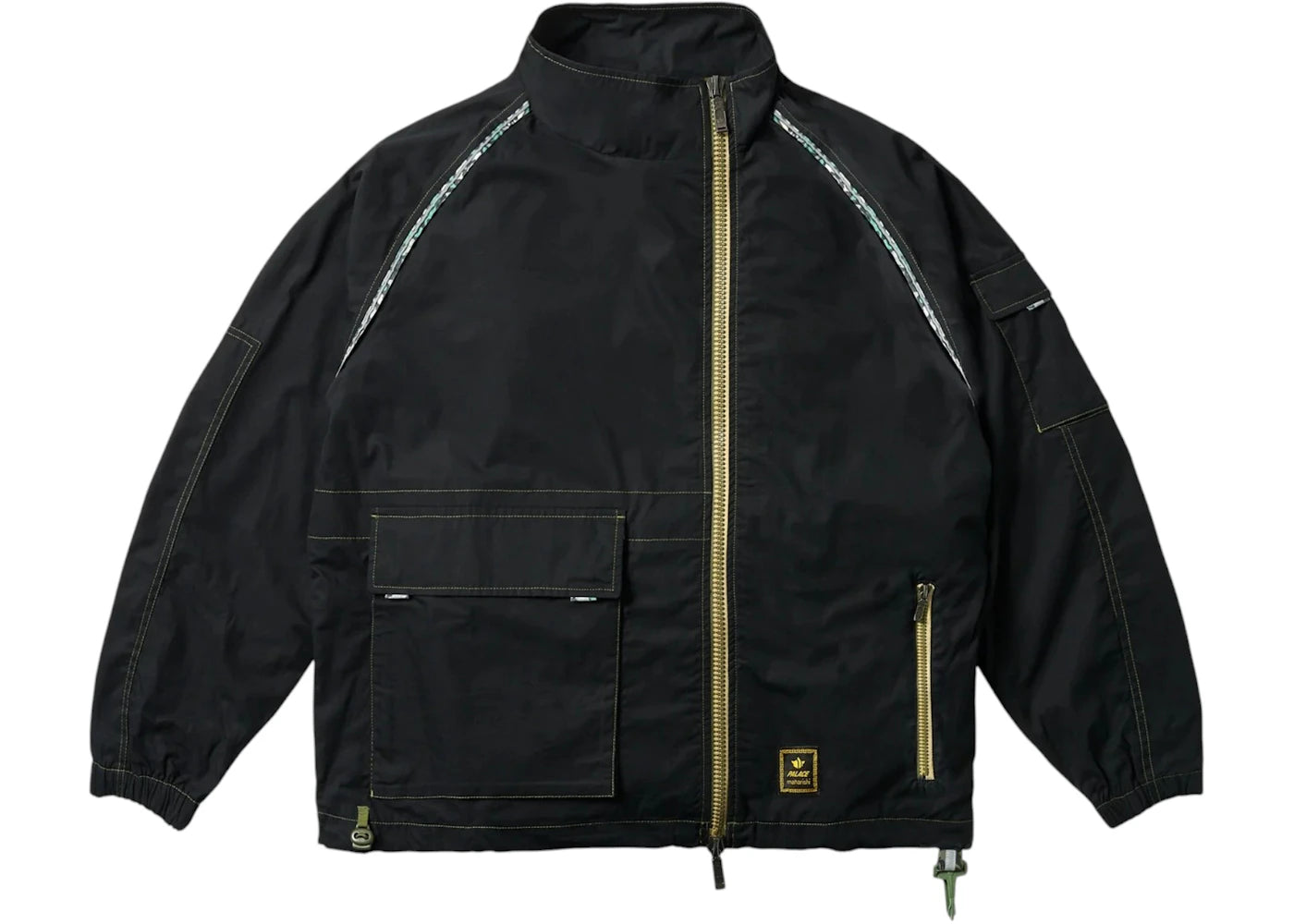 Palace Maharishi Asymetric Track Jacket Black