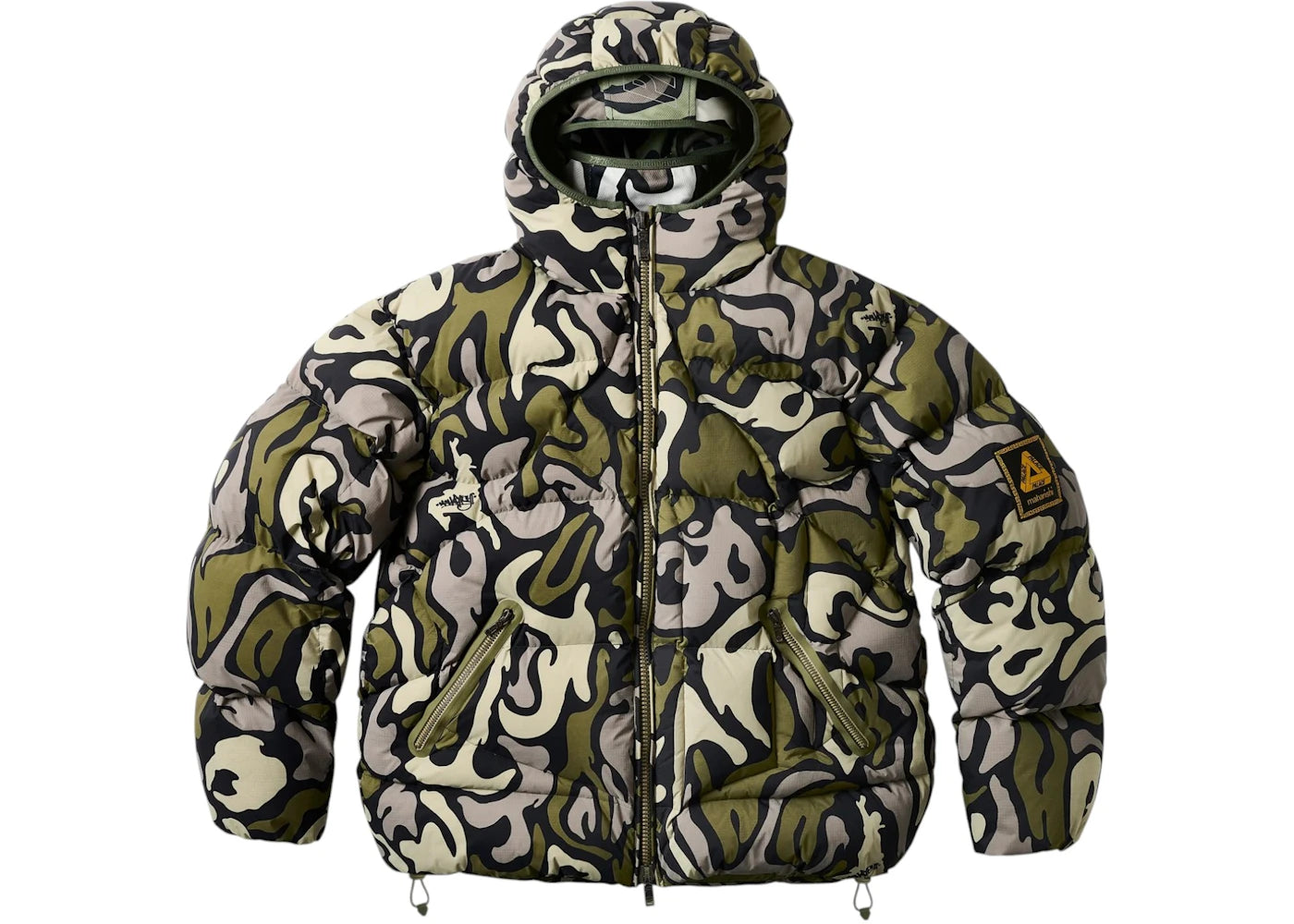 Palace Maharishi Temple Puffa Jacket DPM Kor Om