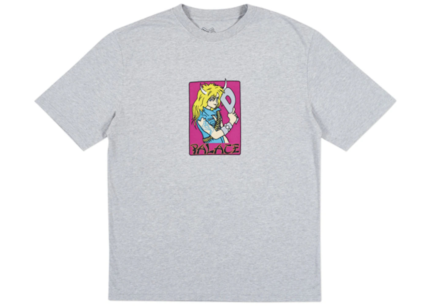 Palace Mangal T-shirt Grey Marl