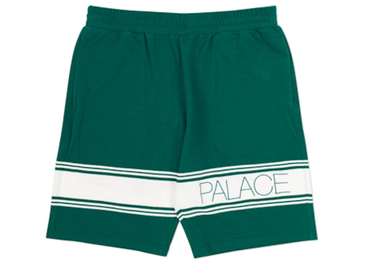 Palace Marina Stripe Pique Shorts White/Green