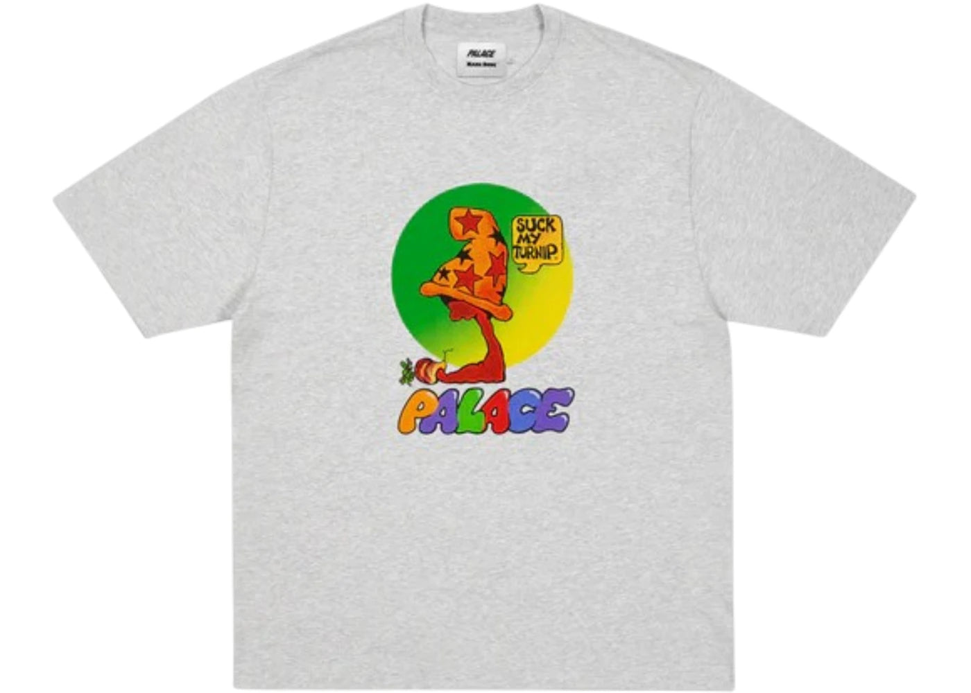Palace Mark Bode T-Shirt Grey Marl