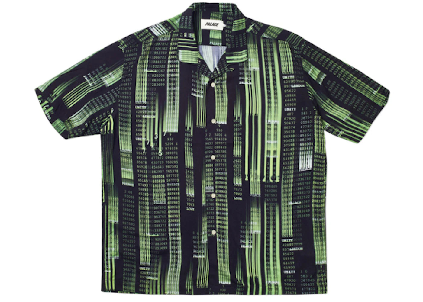 Palace Matrix Shirt Black/Green