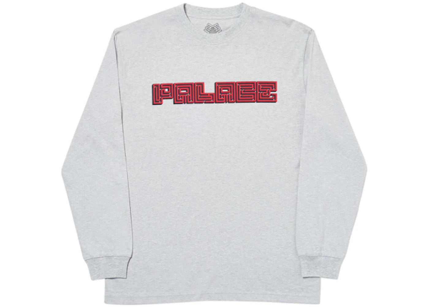 Palace Mazin Longsleeve Grey Marl